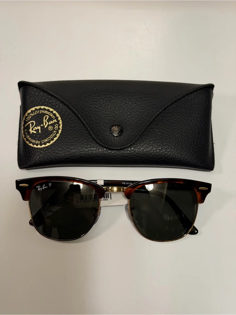 Ray-Ban Polarized Classic Clubmaster Sunglasses, 51mm NWT